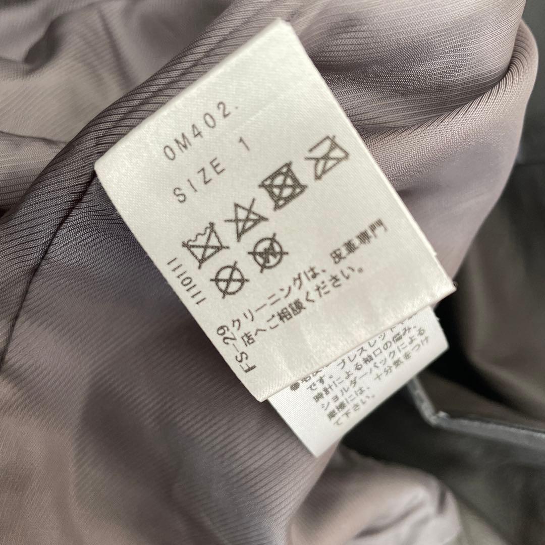 miss adora ミスアドラ ファー付ラムレザージャケットフォックスファー