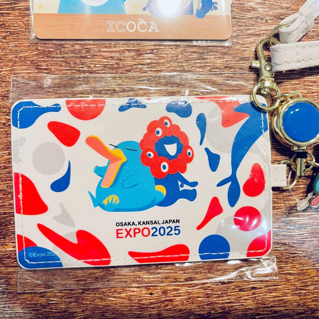 大阪万博限定　 万博記念ICOCA＋合皮パスケースセットEXPO2025 12