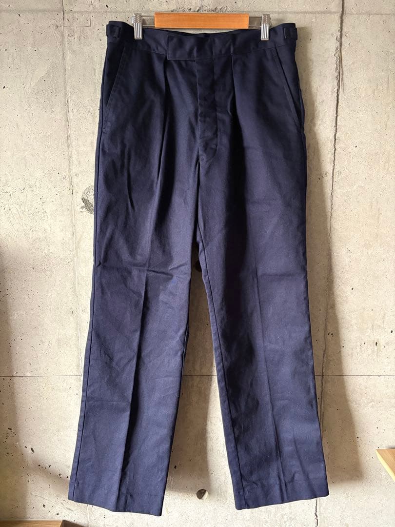 パンツ NAVY working dress trousers