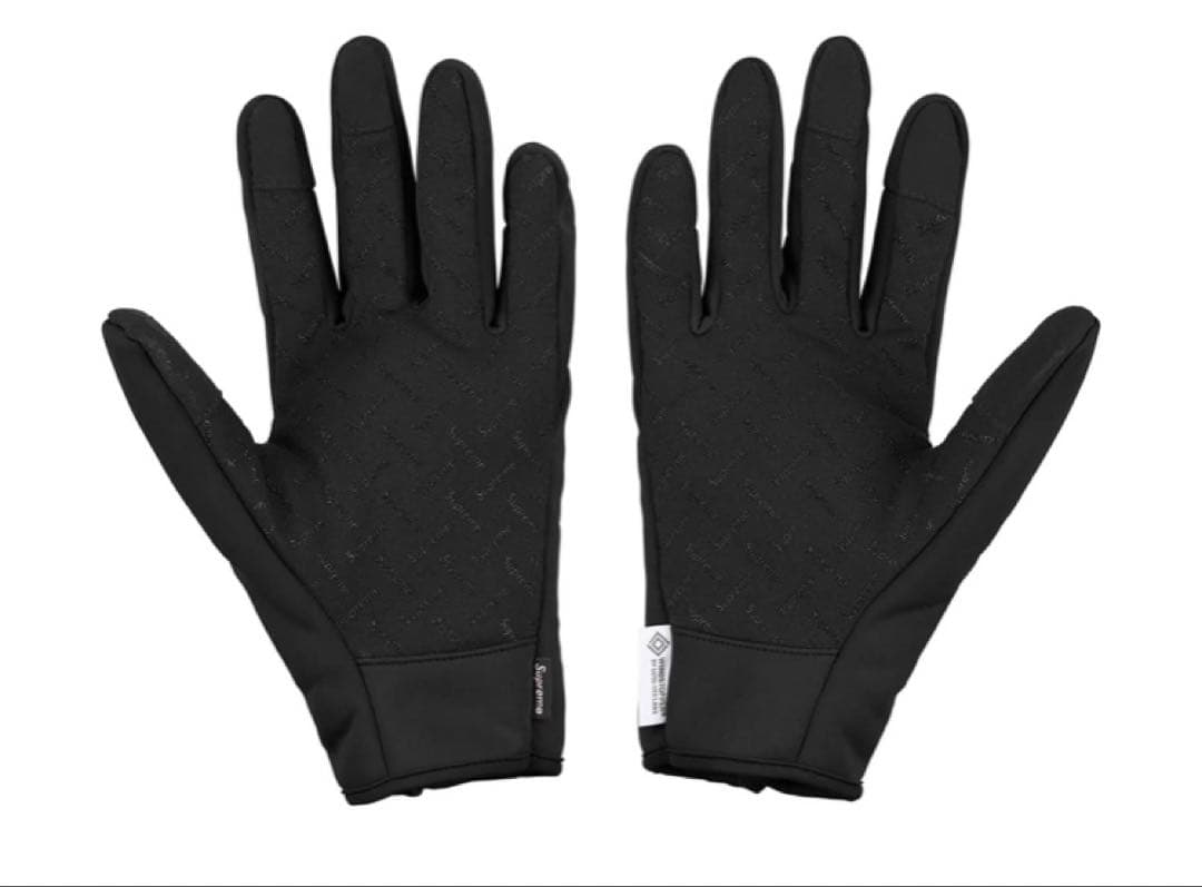 小物 Supreme Windstopper Zip Gloves Black M