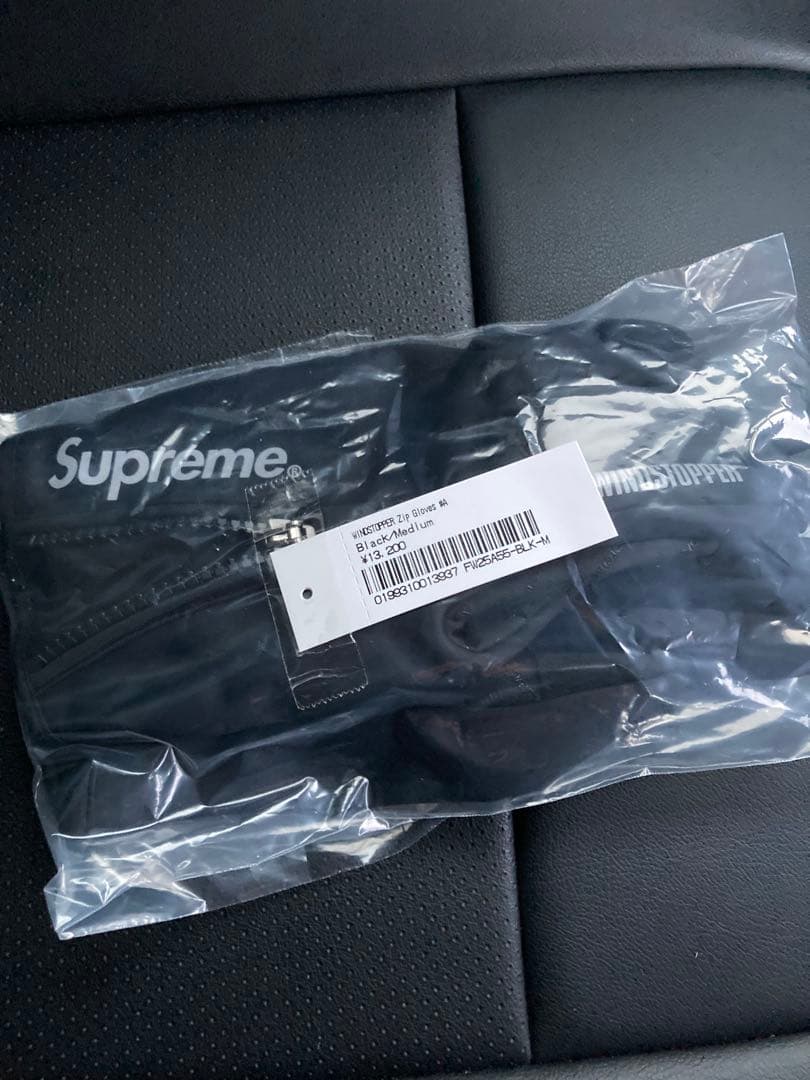 小物 Supreme Windstopper Zip Gloves Black M