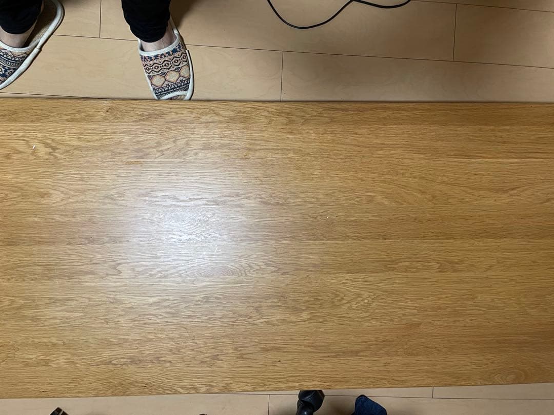 無印　折りたたみ　長テーブル