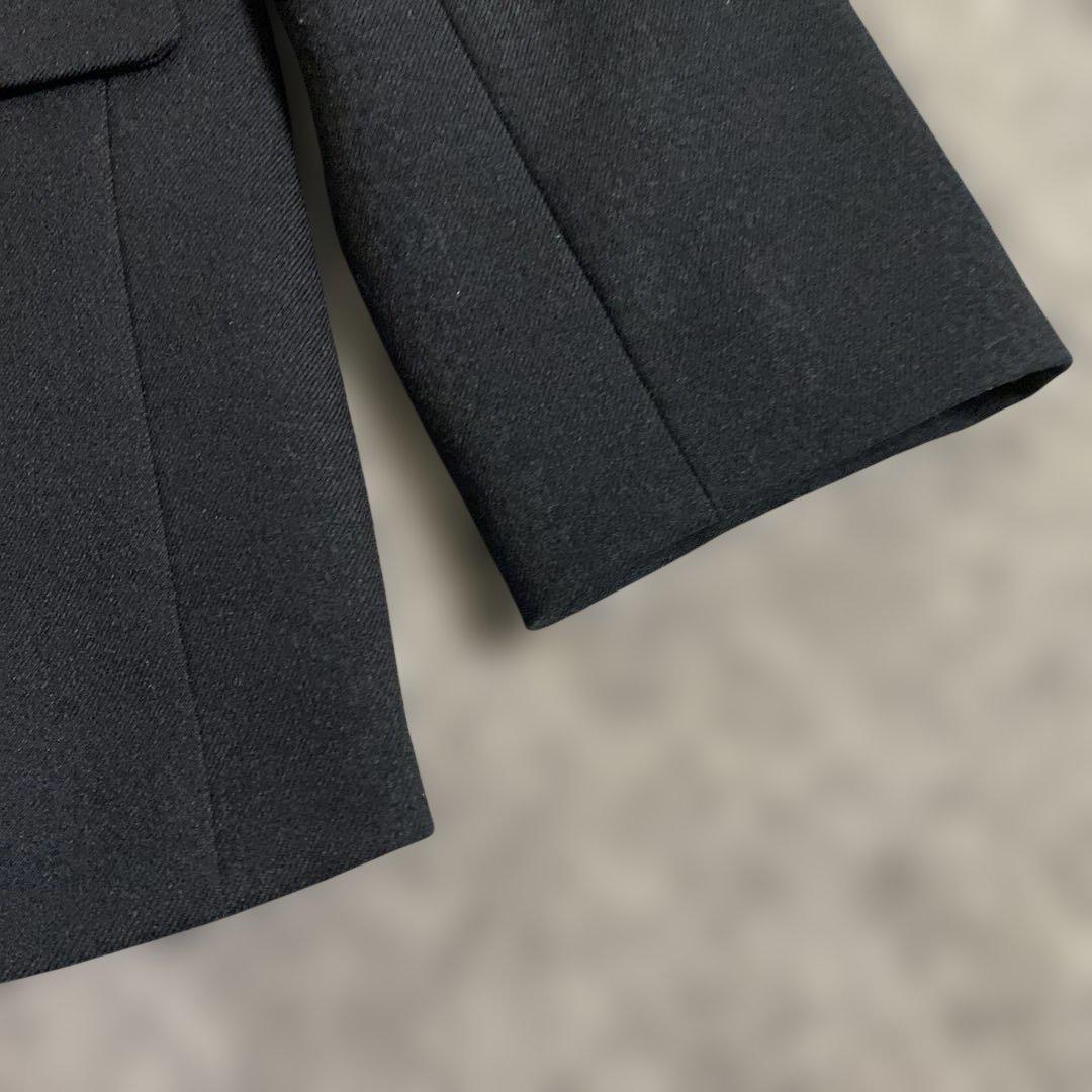 新品エヌナチュラルビューティーベーシックテーラードダブルジャケット　ネイビー　S