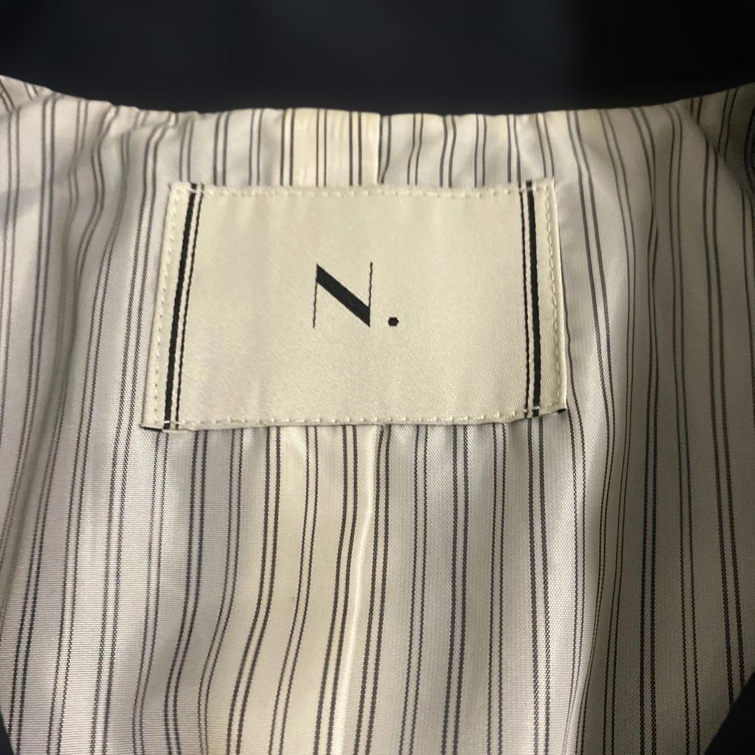 新品エヌナチュラルビューティーベーシックテーラードダブルジャケット　ネイビー　S