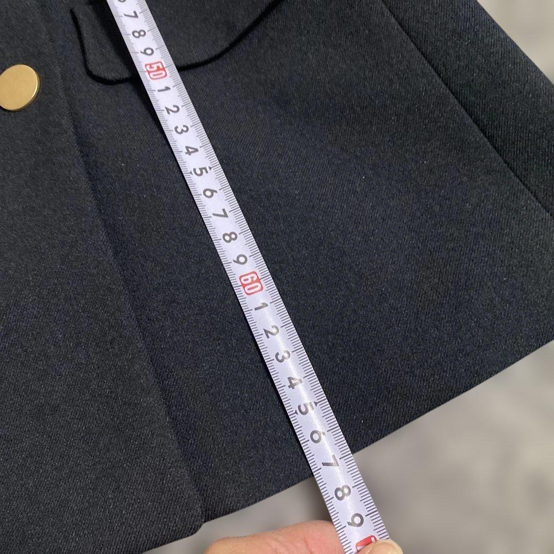 新品エヌナチュラルビューティーベーシックテーラードダブルジャケット　ネイビー　S