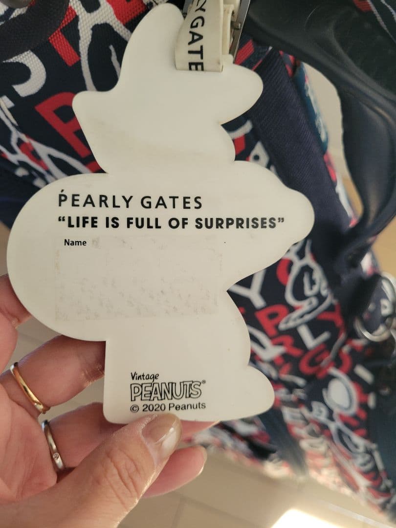 ハ*ル様 パーリーゲイツ　スタンド式キャディバッグ　スヌーピー