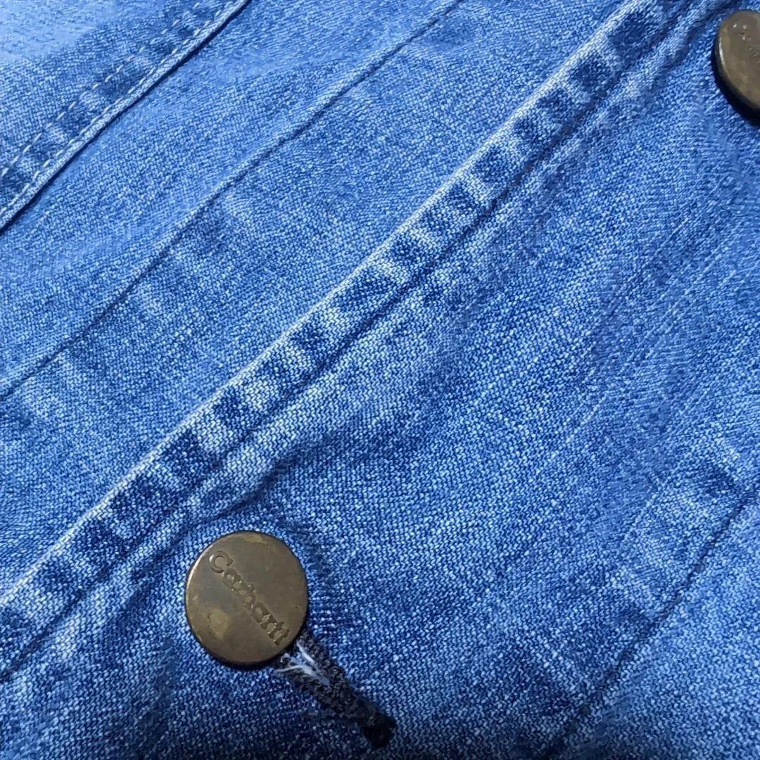 古着　【Carhartt カーハート】 デニム　カバーオール　Lサイズ