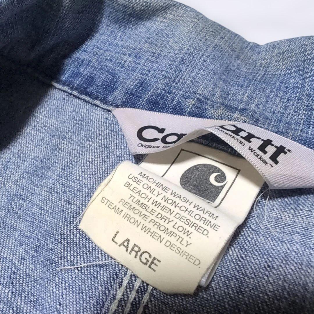 古着　【Carhartt カーハート】 デニム　カバーオール　Lサイズ