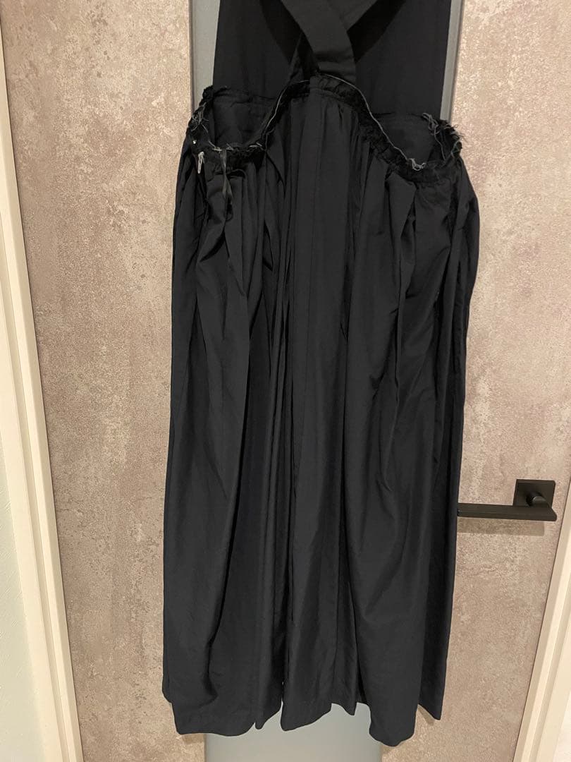 コムデギャルソン エプロン ワンピース 紺