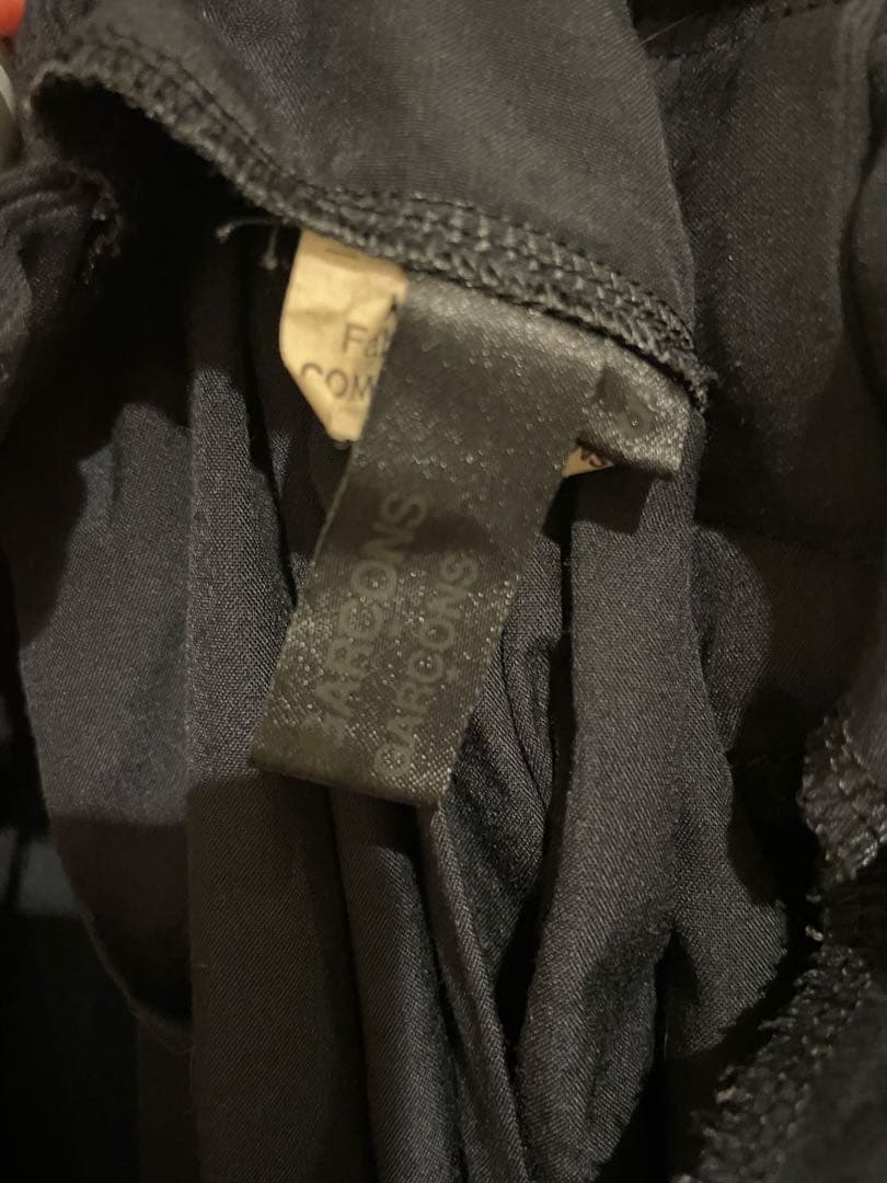 コムデギャルソン エプロン ワンピース 紺