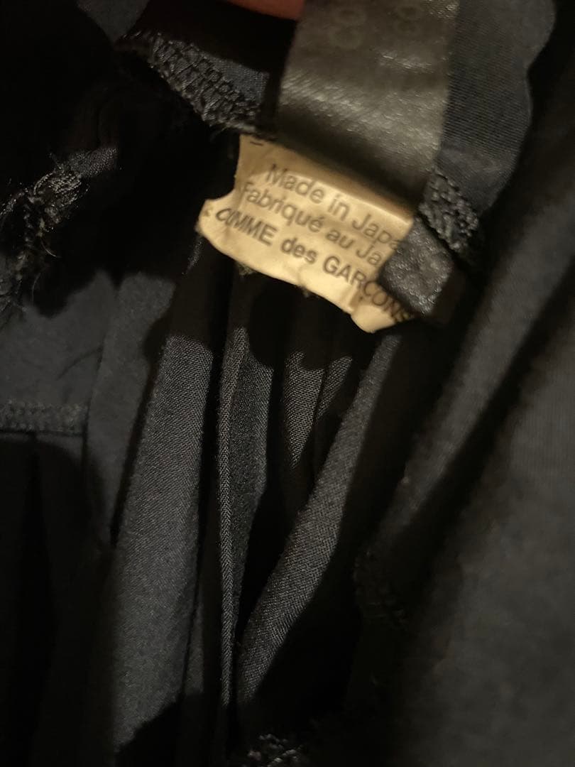 コムデギャルソン エプロン ワンピース 紺