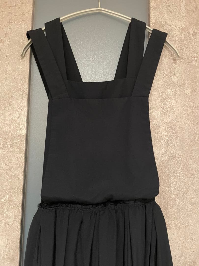 コムデギャルソン エプロン ワンピース 紺