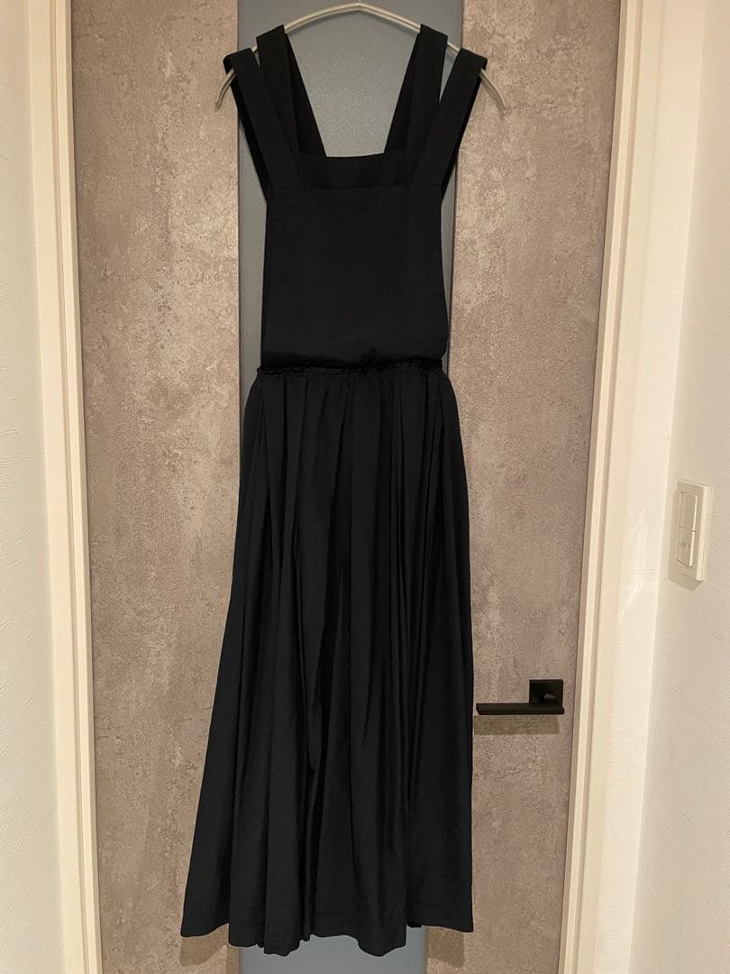 コムデギャルソン エプロン ワンピース 紺