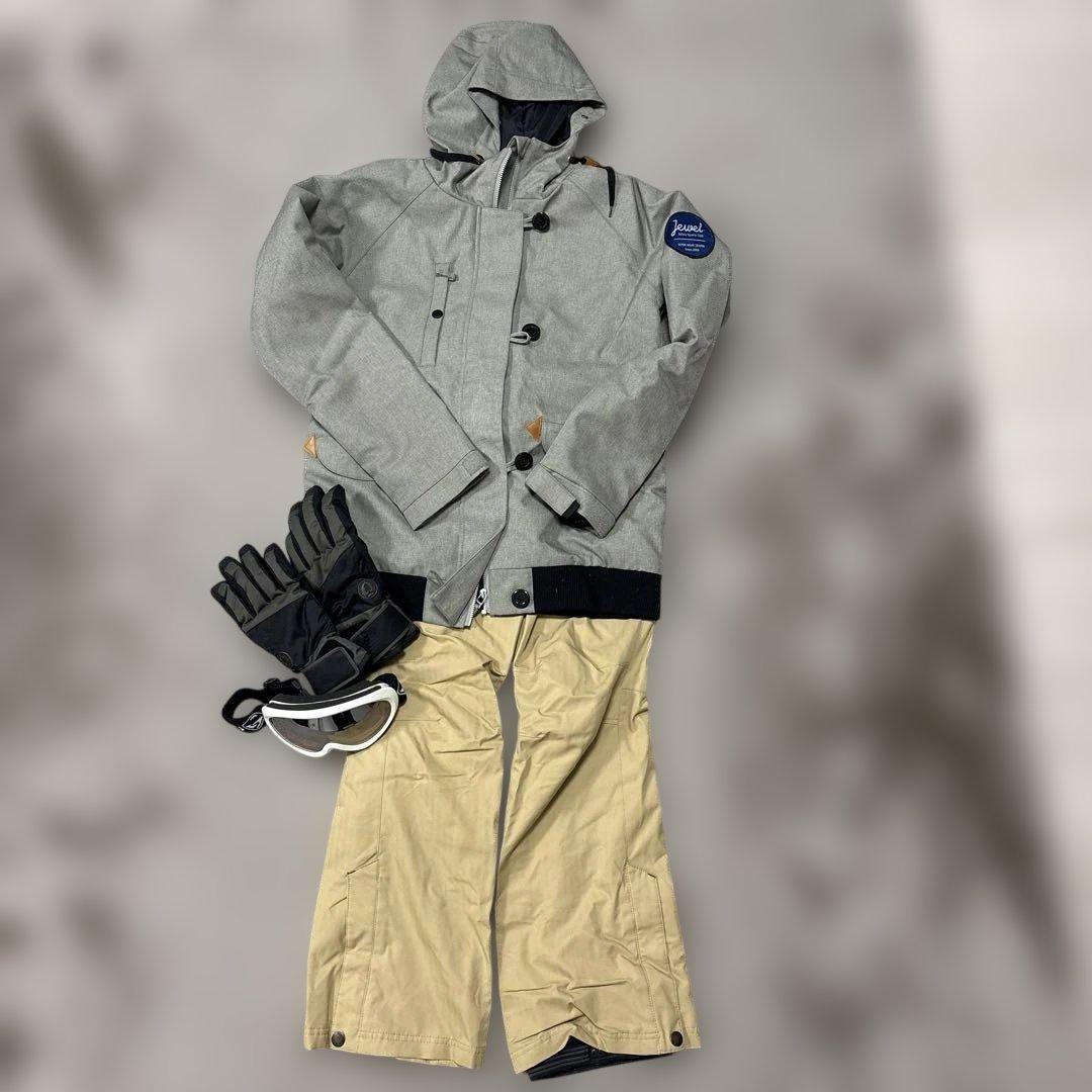 スノーボード　ウェア　上下　手袋　ゴーグルフルセット