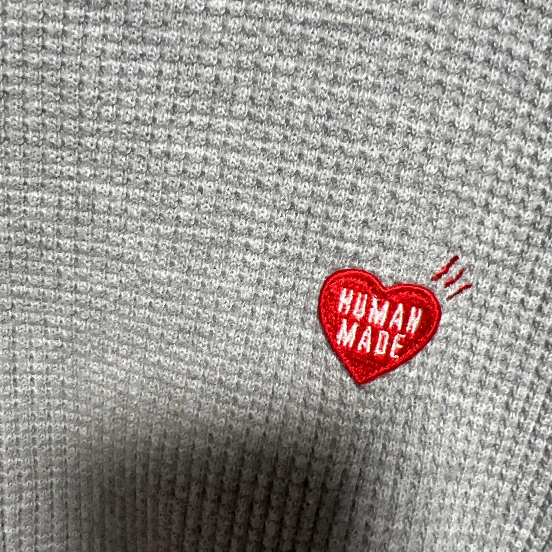 あ*ち様 human made ヒューマンメイド ワッフルロンＴ サーマルニット