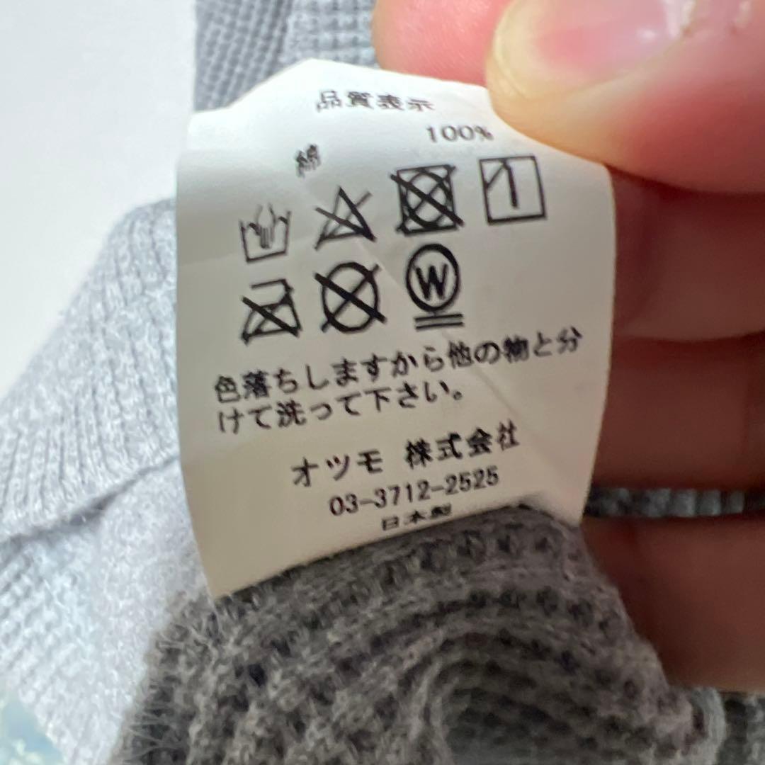 あ*ち様 human made ヒューマンメイド ワッフルロンＴ サーマルニット