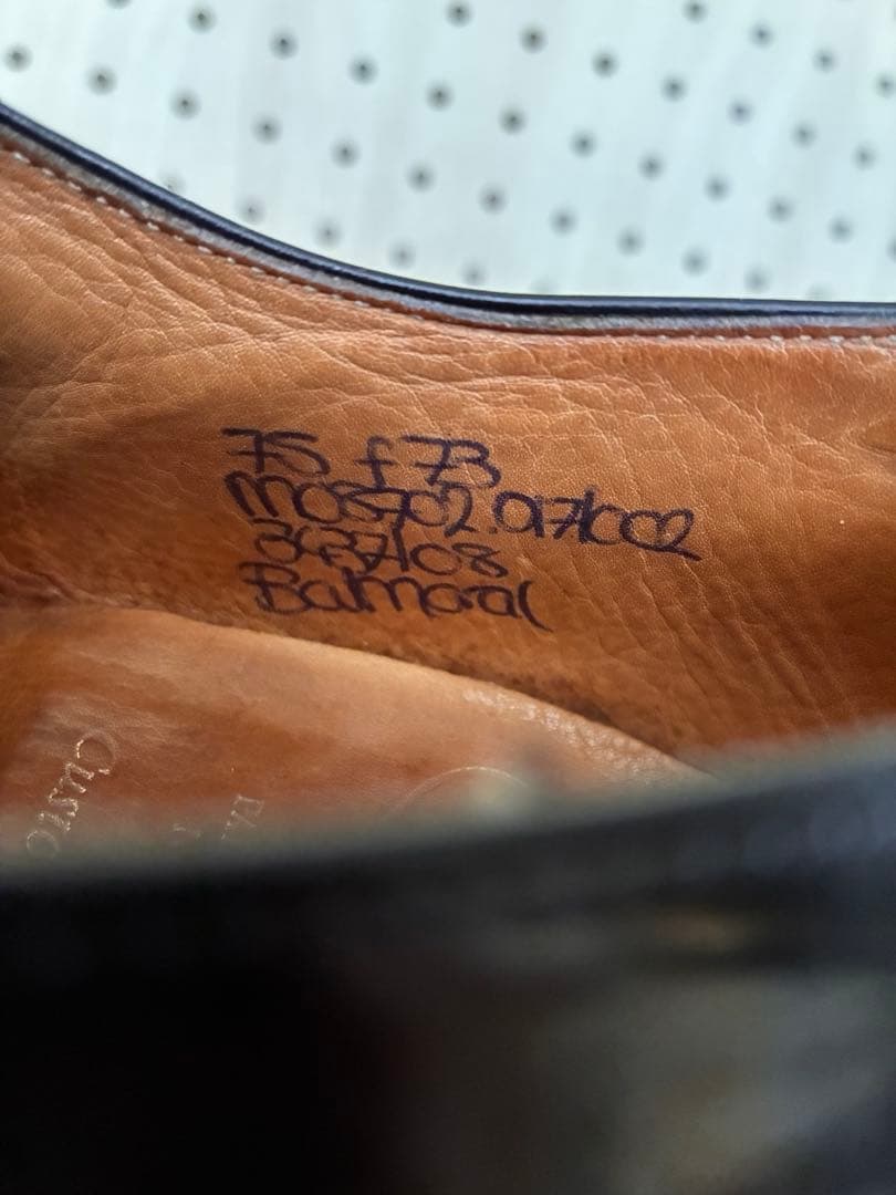 チャーチ　church's 73 ラスト　75F ストレートチップ