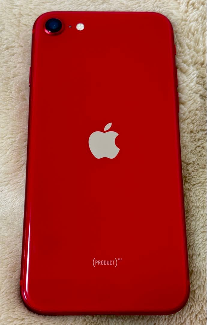 iPhone SE 2 128GB レッド 赤 SIMフリー純正バッテリー82%