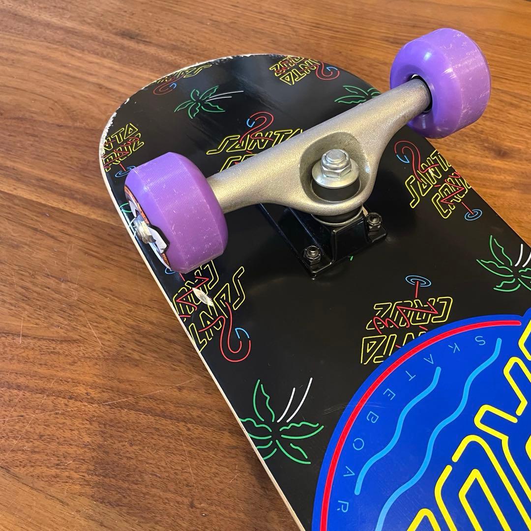 サンタクルーズ　スケボー　スケートボード　コンプリート　美品　OJウィール