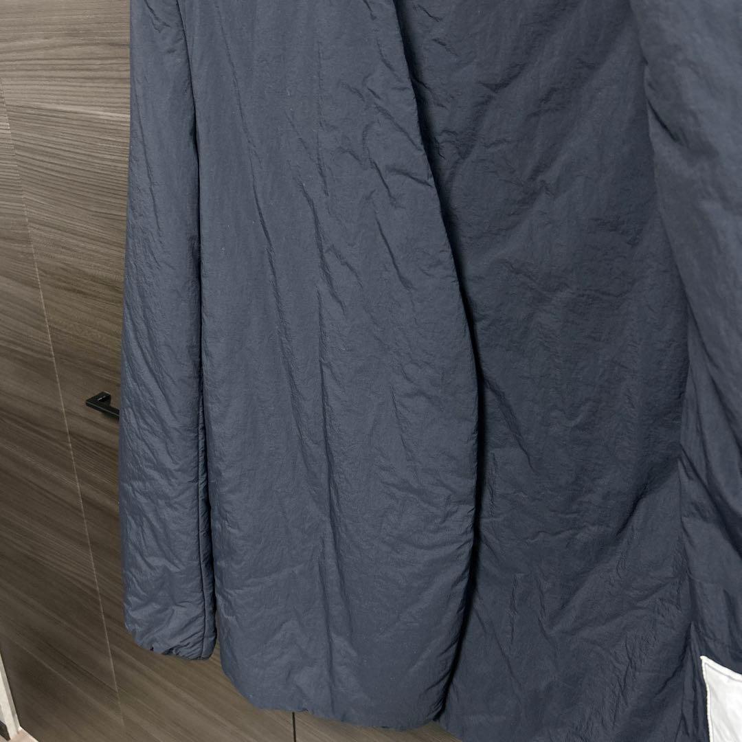 メゾンマルジェラ ノーカラージャケット ボタンレス イタリア製 ネイビー 48