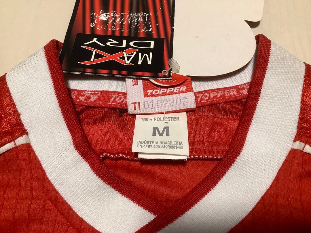 トッパー　ブラジル　2000 インテルナシオナル　ホーム　ユニフォーム　未使用品