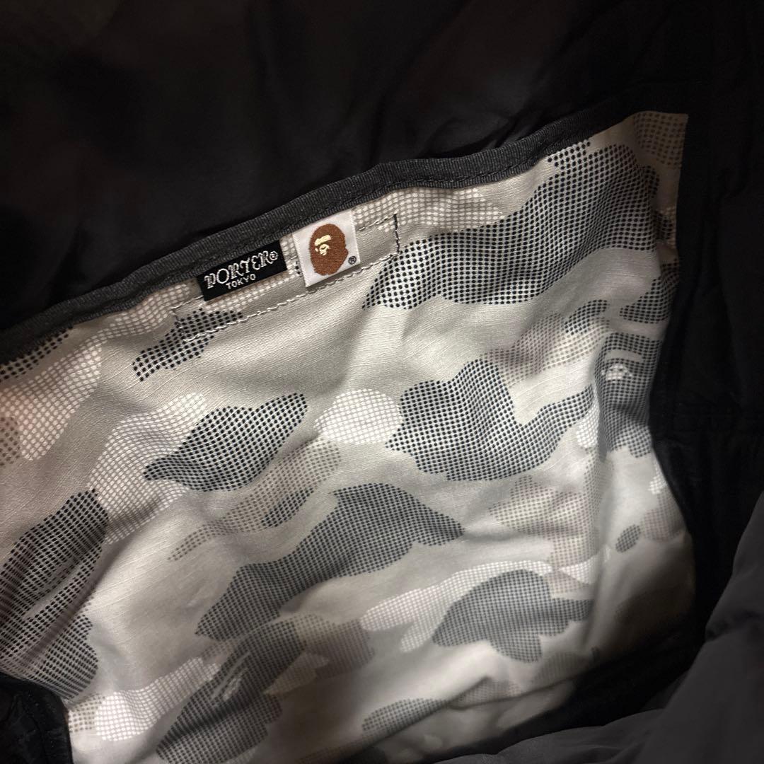 未使用　アベイシングエイプ　ポーター　リュック　ホワイト　カモフラ　タンカー