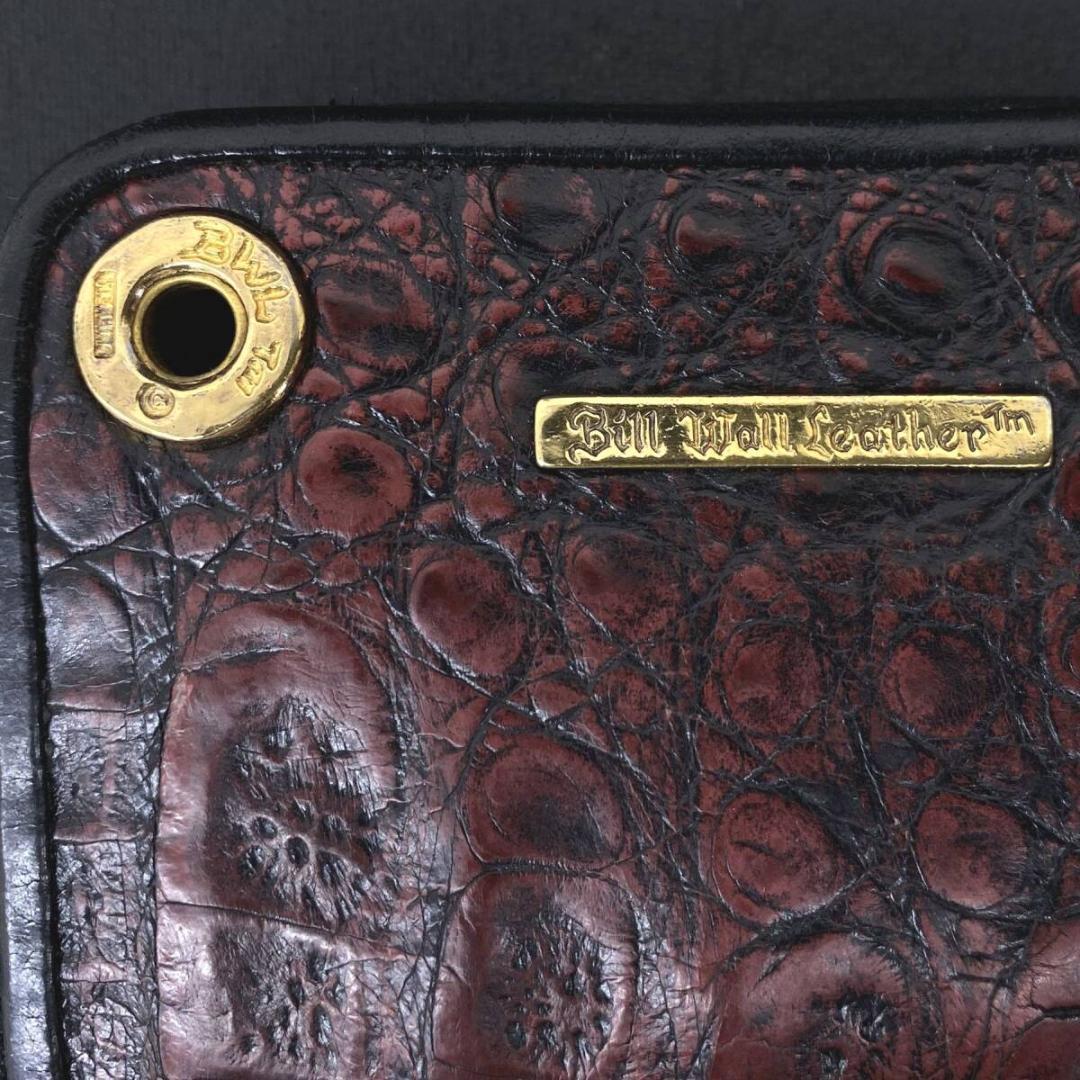 Bill Wall Leather ゴールド アリゲーター レザー ウォレット