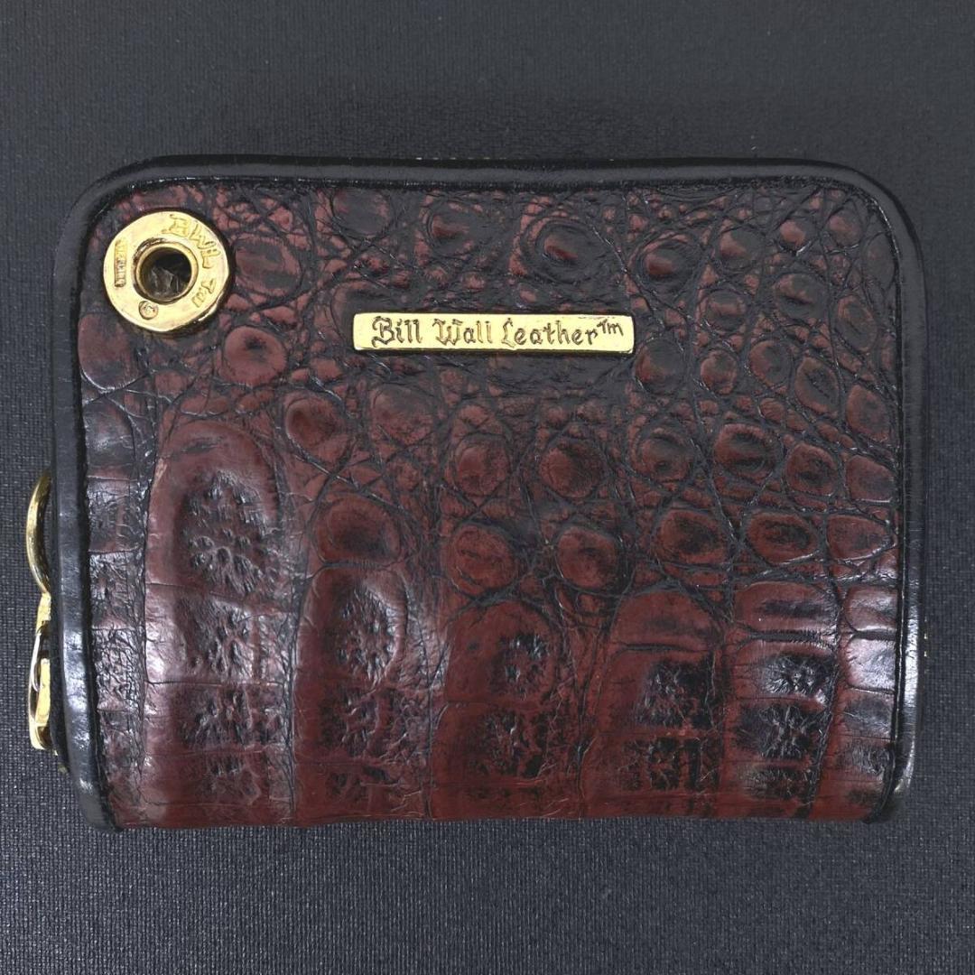 Bill Wall Leather ゴールド アリゲーター レザー ウォレット