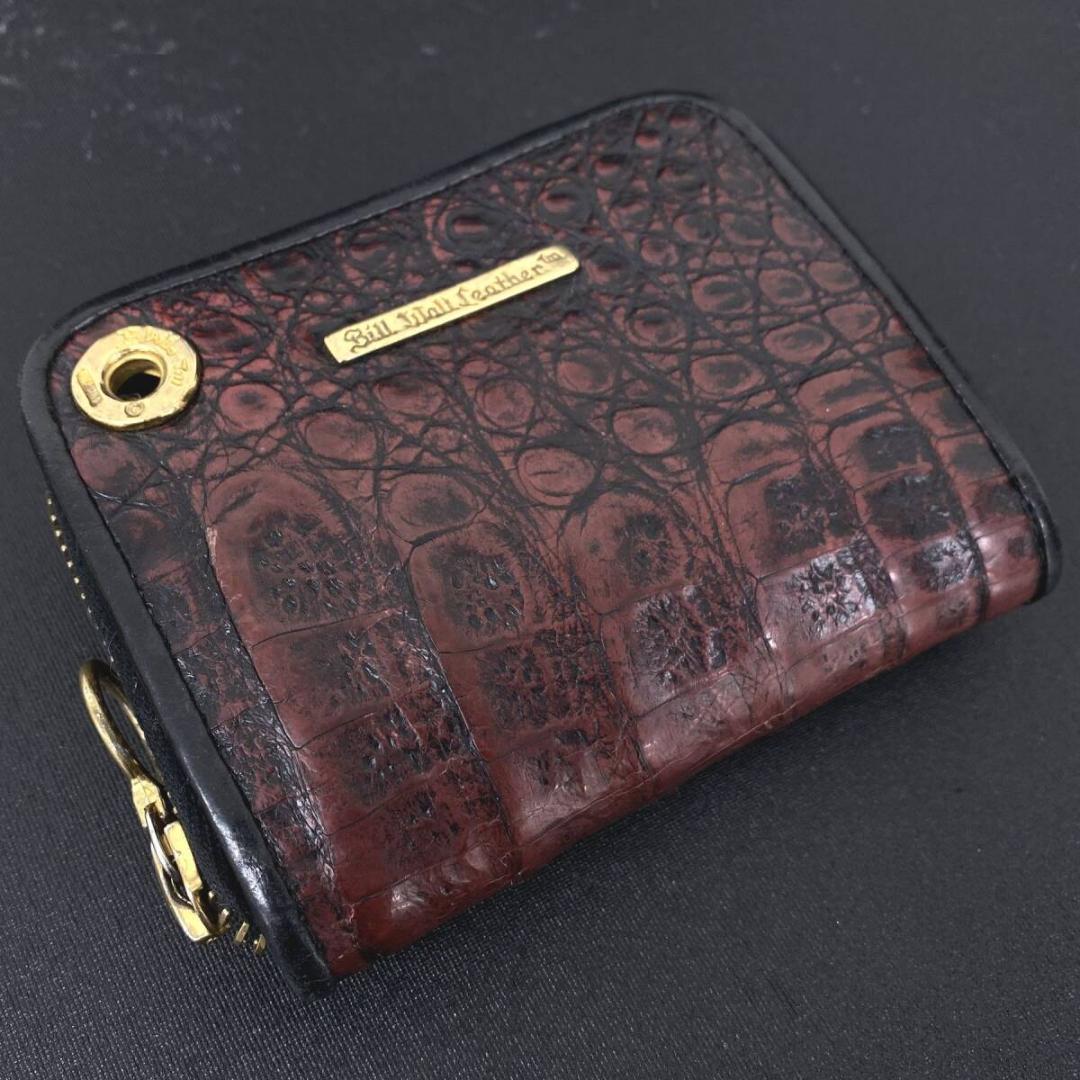 Bill Wall Leather ゴールド アリゲーター レザー ウォレット