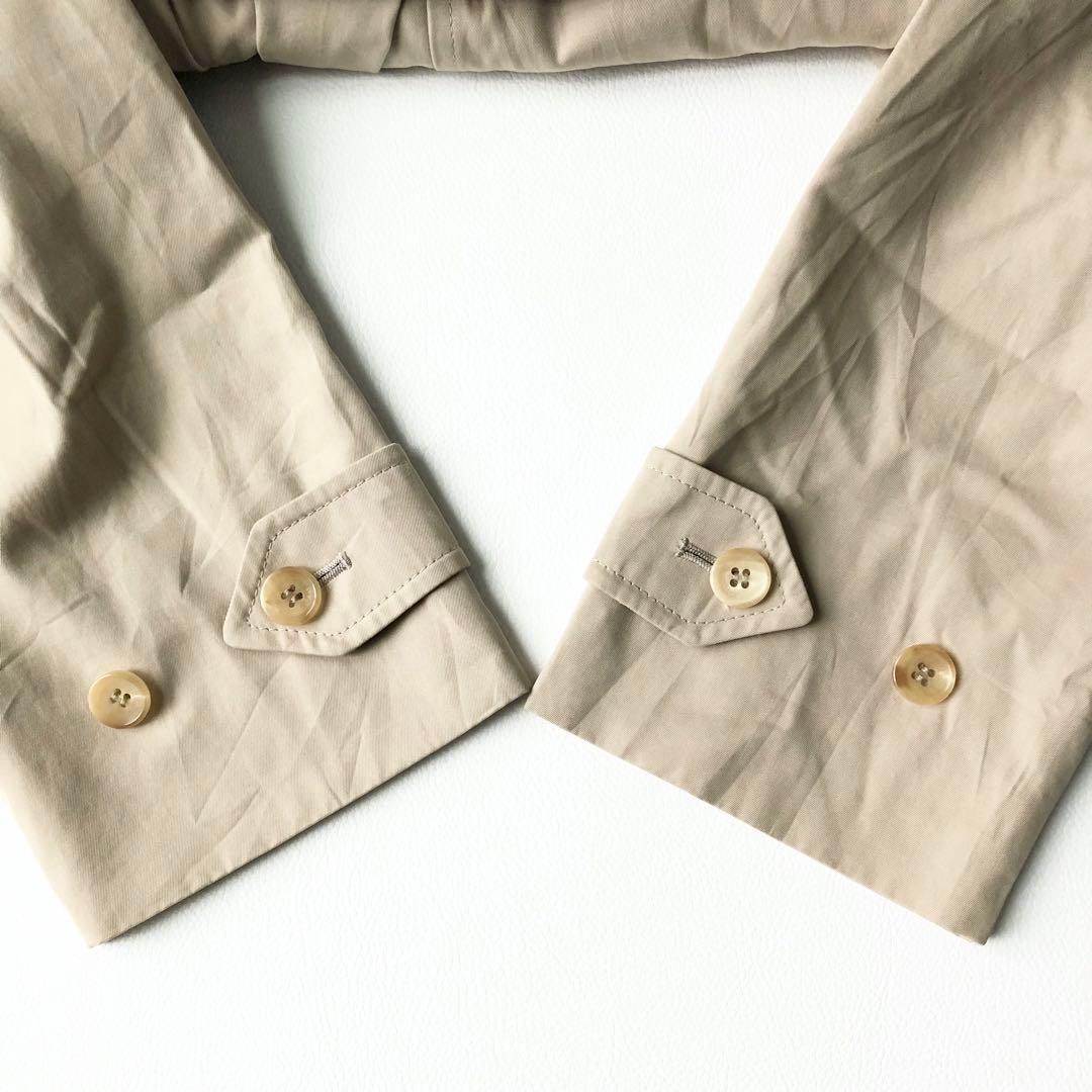 2891yバーバリーロンドン　裏地ノバチェック トレンチコート　M ベージュ　綿