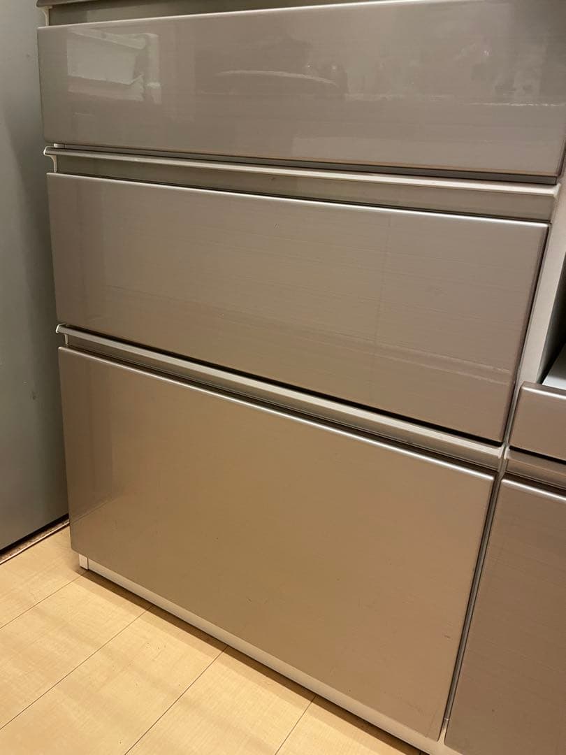 【値下げ】ニトリ キッチンボードアルミナ2 100KBSI シルバー