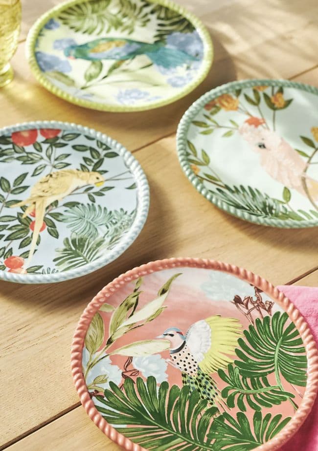 アンソロポロジー（Anthropologie）お皿4枚セット♡シノワズリ