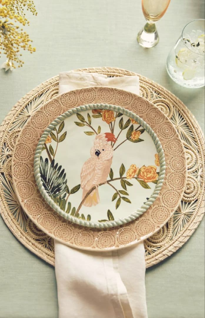 アンソロポロジー（Anthropologie）お皿4枚セット♡シノワズリ