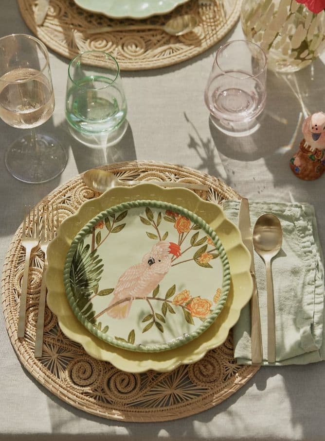 アンソロポロジー（Anthropologie）お皿4枚セット♡シノワズリ