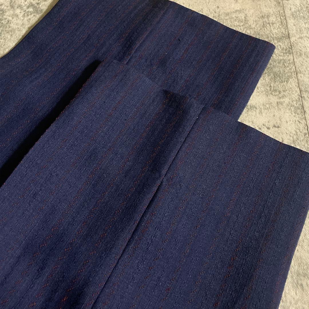 美品 高級 濃紺 セットアップスーツ × Christian Diorネクタイ