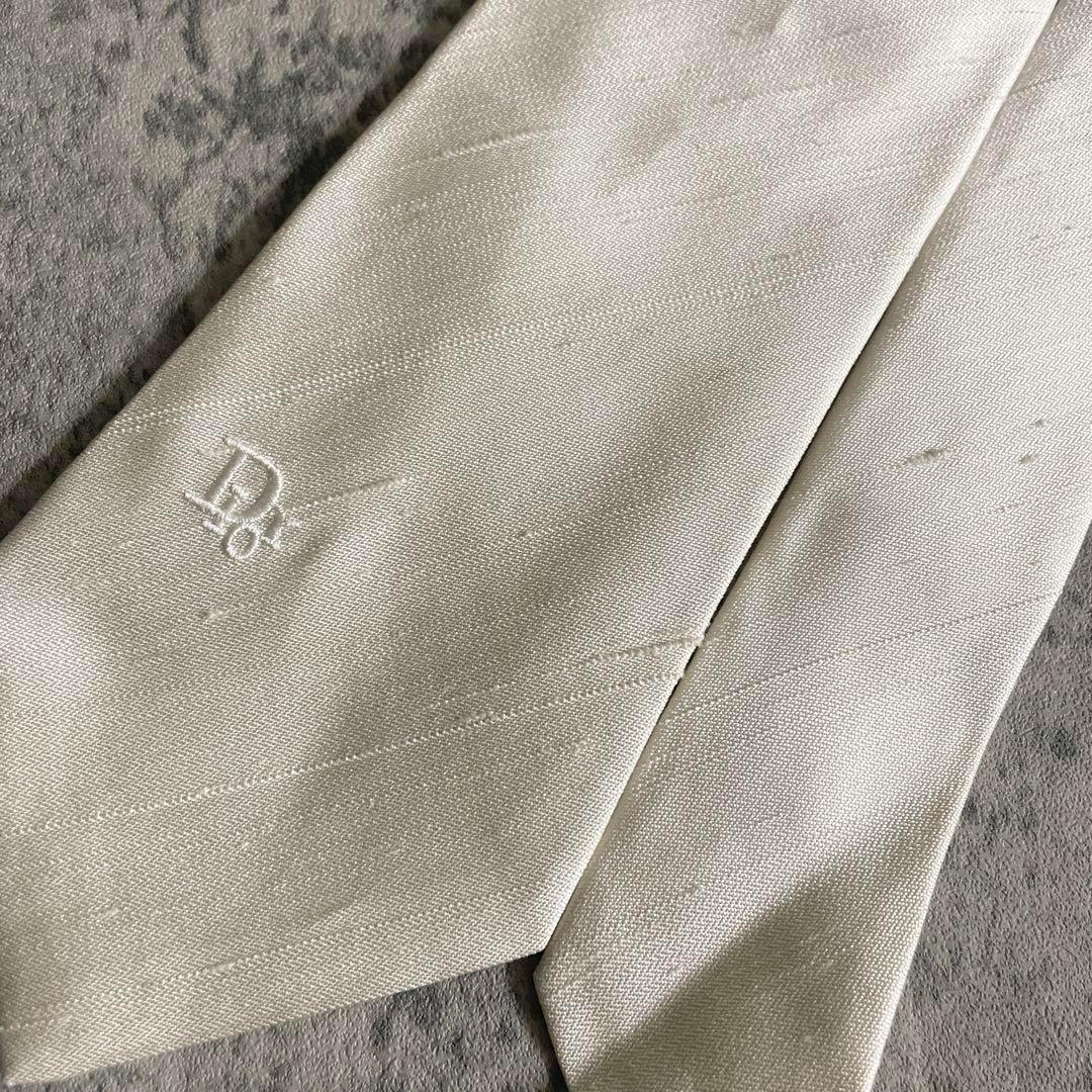 美品 高級 濃紺 セットアップスーツ × Christian Diorネクタイ