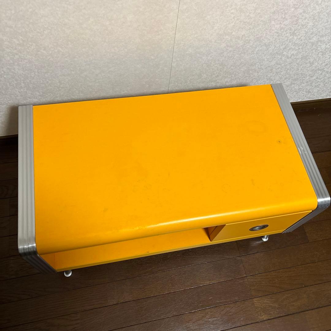 【良品】スペースエイジ テレビボード レトロポップ ヴィンテージ イエロー