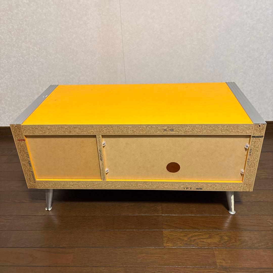 【良品】スペースエイジ テレビボード レトロポップ ヴィンテージ イエロー