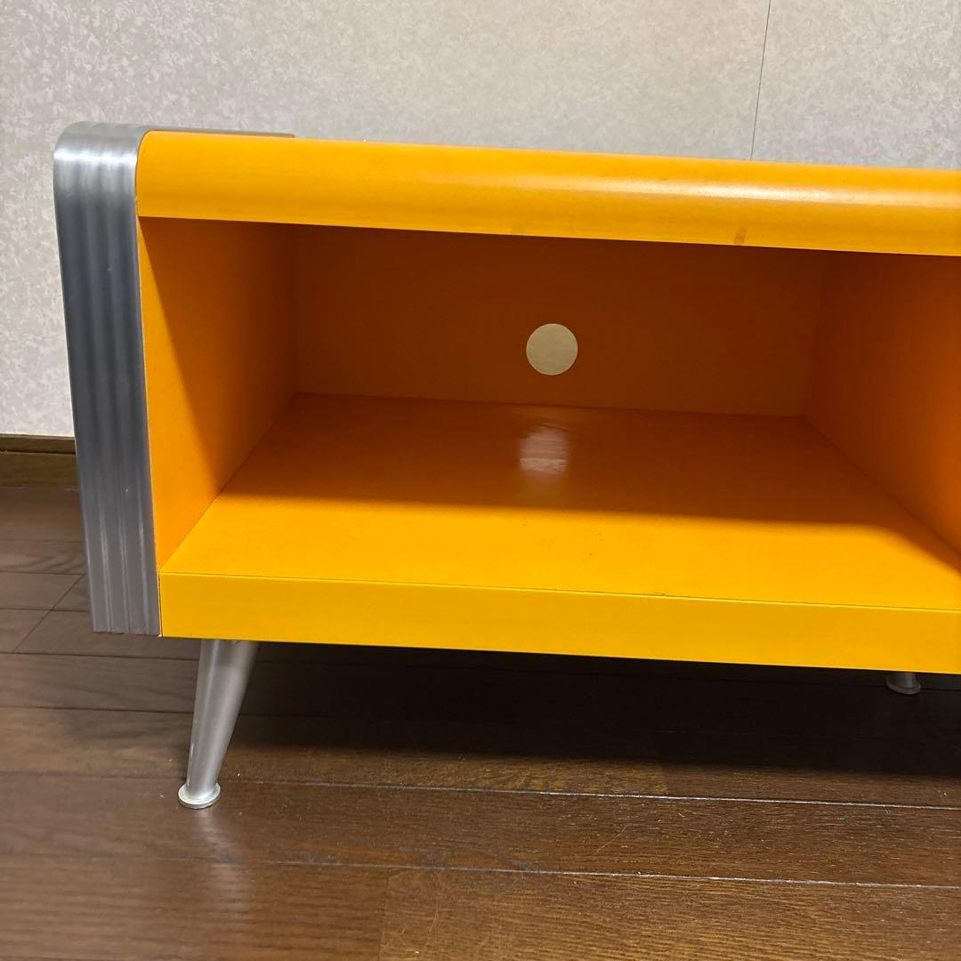【良品】スペースエイジ テレビボード レトロポップ ヴィンテージ イエロー