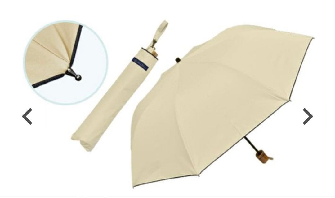 芦屋ブラン 折りたたみ日傘 2段折りミドル プレーン