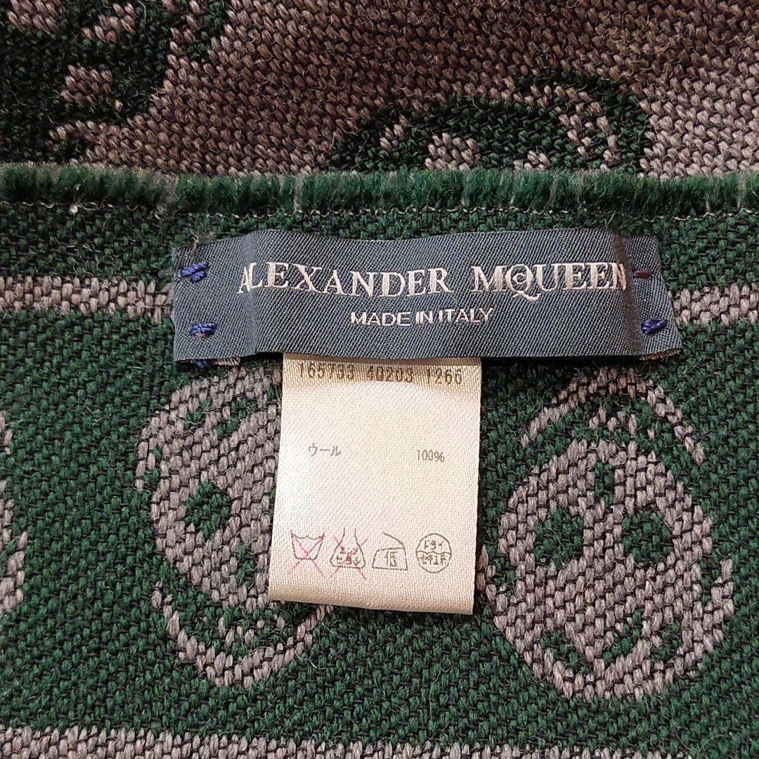 ALEXANDER McQUEEN マフラー スカル ドクロ