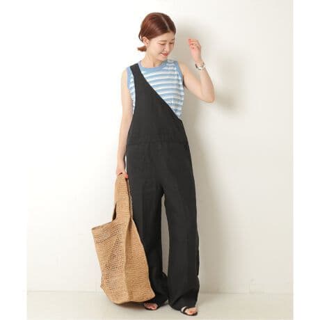 ★スピック＆スパン★カレンテージ　 別注ワンショルダーオーバーオール