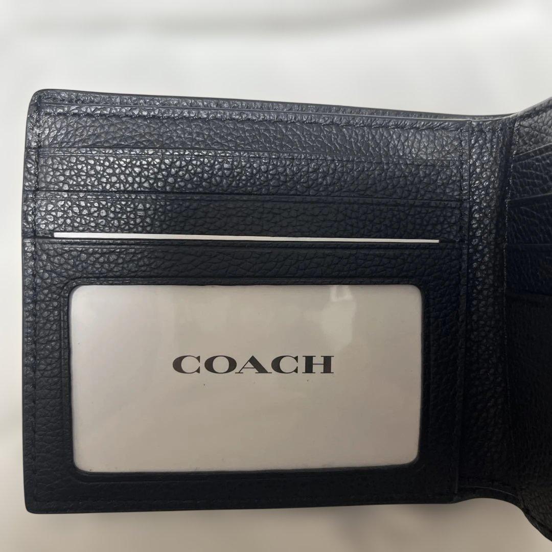 【新品】COACH メンズ 二つ折り財布 ウォレット
