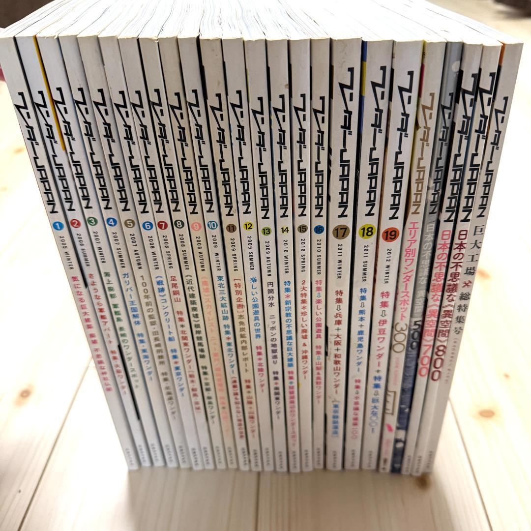 【美品レア】ワンダーJAPAN全19冊+特集号全5冊セット