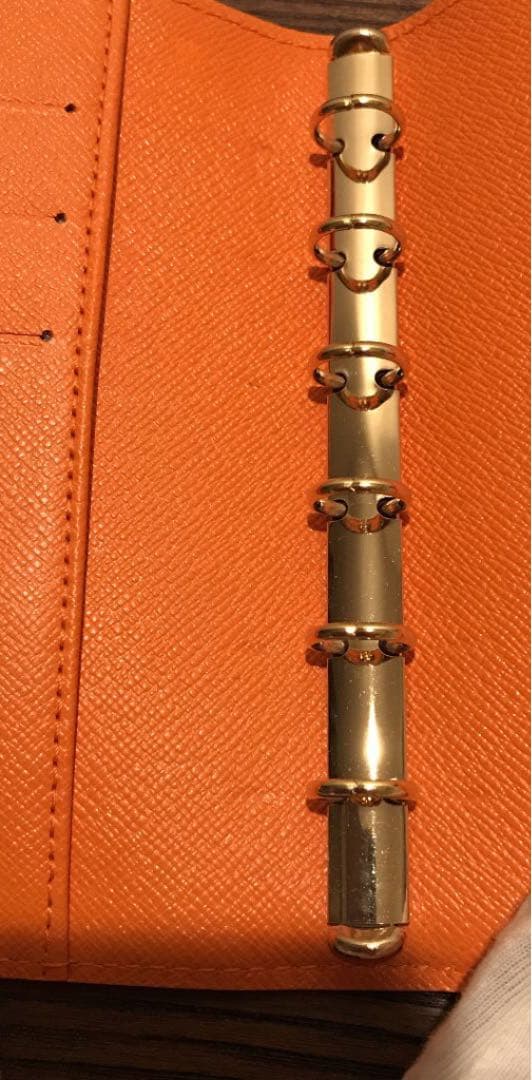 【未使用】ルイヴィトン エピ 手帳カバー オレンジ