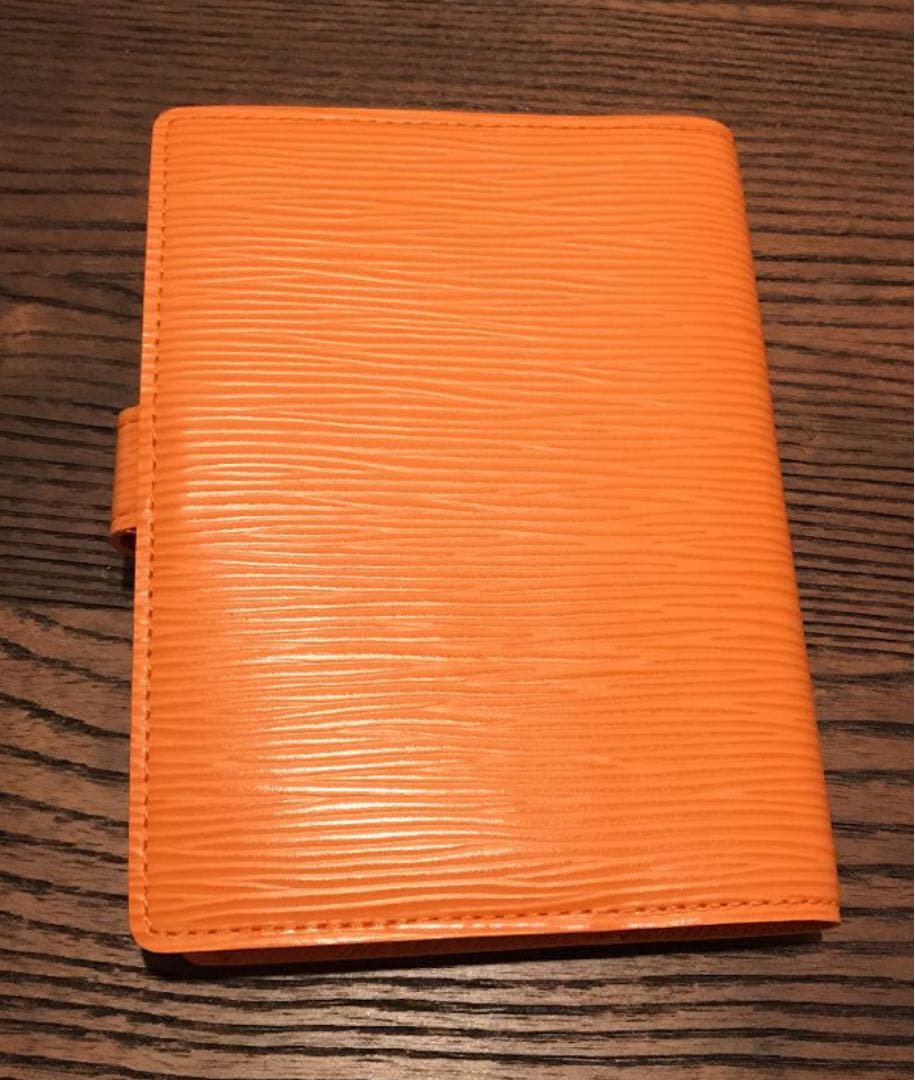 【未使用】ルイヴィトン エピ 手帳カバー オレンジ
