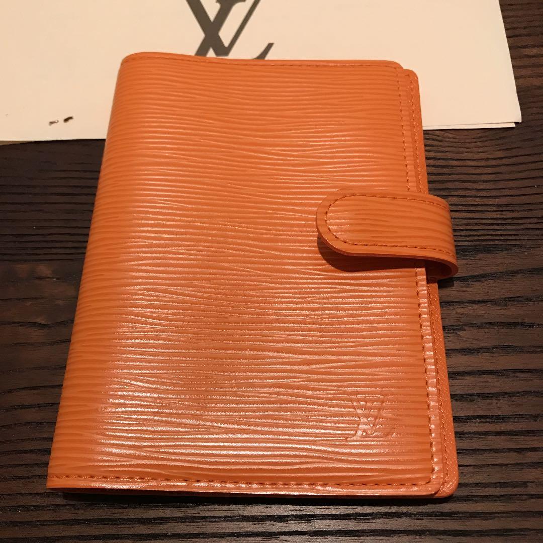 【未使用】ルイヴィトン エピ 手帳カバー オレンジ