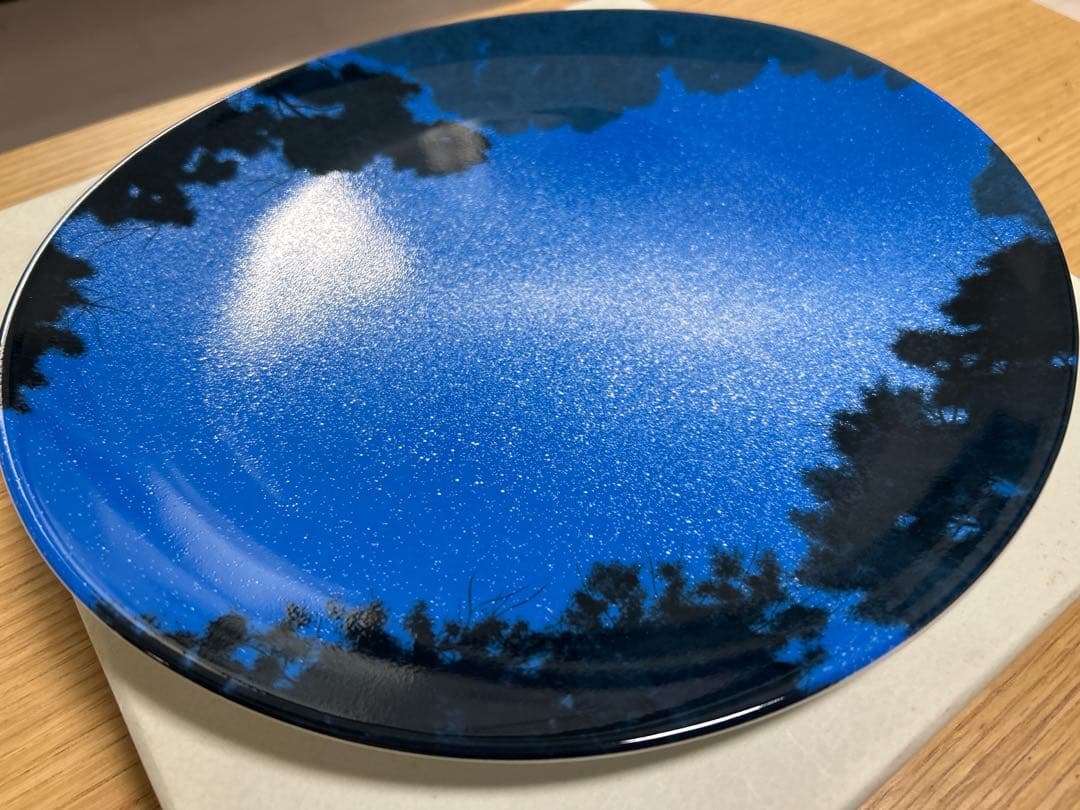 【未使用】ロイヤルコペンハーゲン 千住博 銀河GALAXY プレート