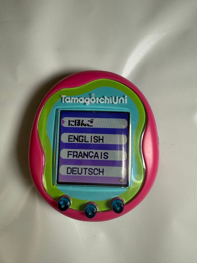 【動作確認済み】たまごっちユニ Tamagotchi Uni（ピンク）中古