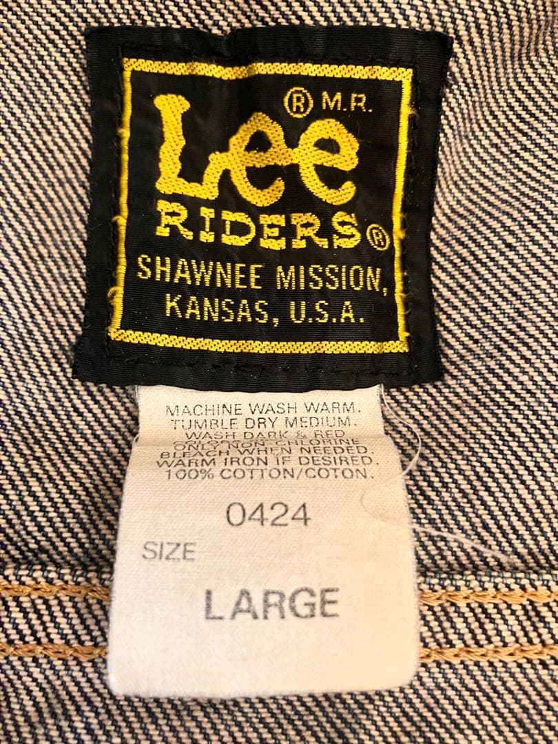 Lee Riders デニムジャケット Lサイズ